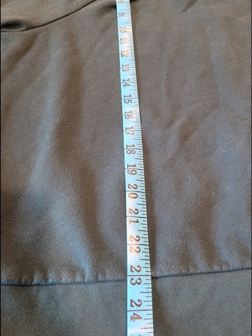 Time and Tru Women’s XL 16-18 Gem Slate Blue Full Zip Hoodie Cotton Blend - Picture 7 of 8